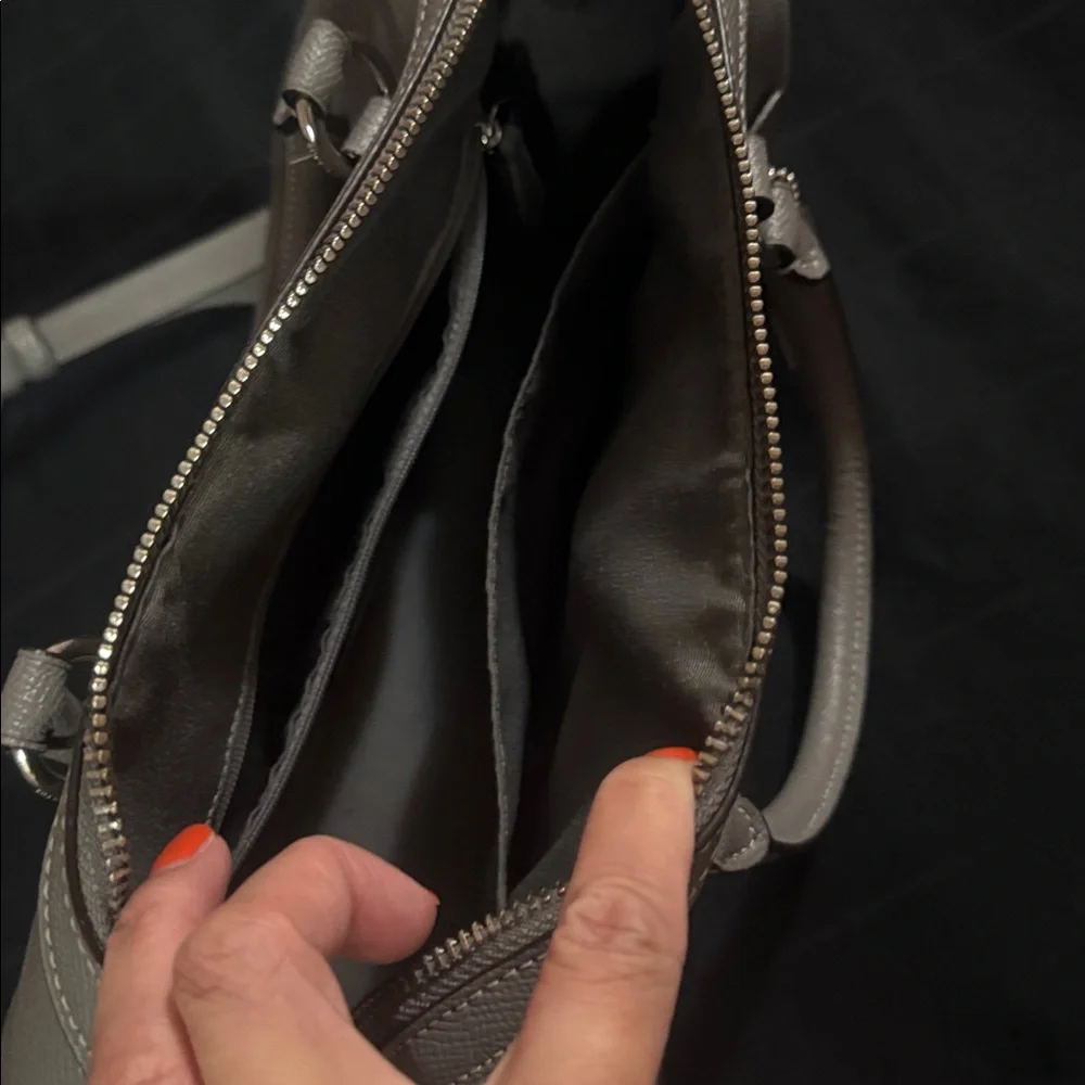 Coach gray Leather Satchel - Picture 2 of 4